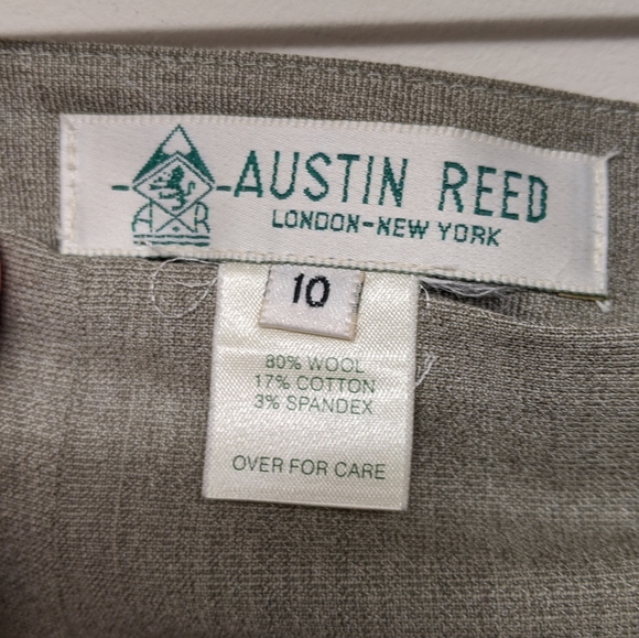 Austin Reed Gray Wool Skirt - Picture 4 of 5